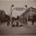 La station Rome vers la Nation. 5 juin 1903. La station de métro Rome vers la Nation. 8ème et 17ème arrondissements, Paris. 5 juin 1903.