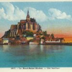 Le Mont-Saint-Michel (Manche, France) ; carte postale-vers 1930